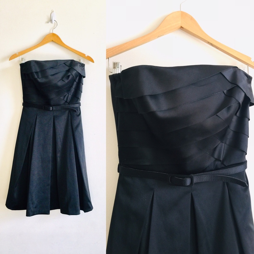WHBM satin cocktail dress
